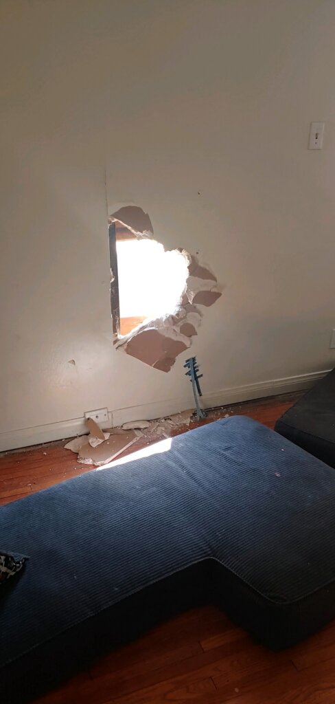 board up break in

