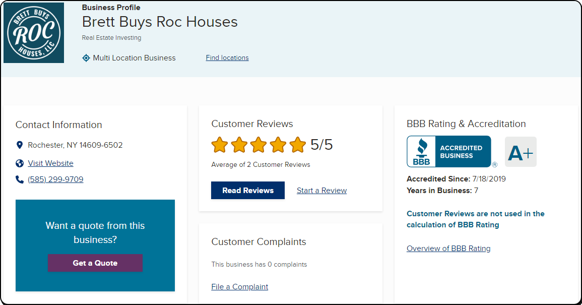 Sell Your House Fast Reviews In Rochester