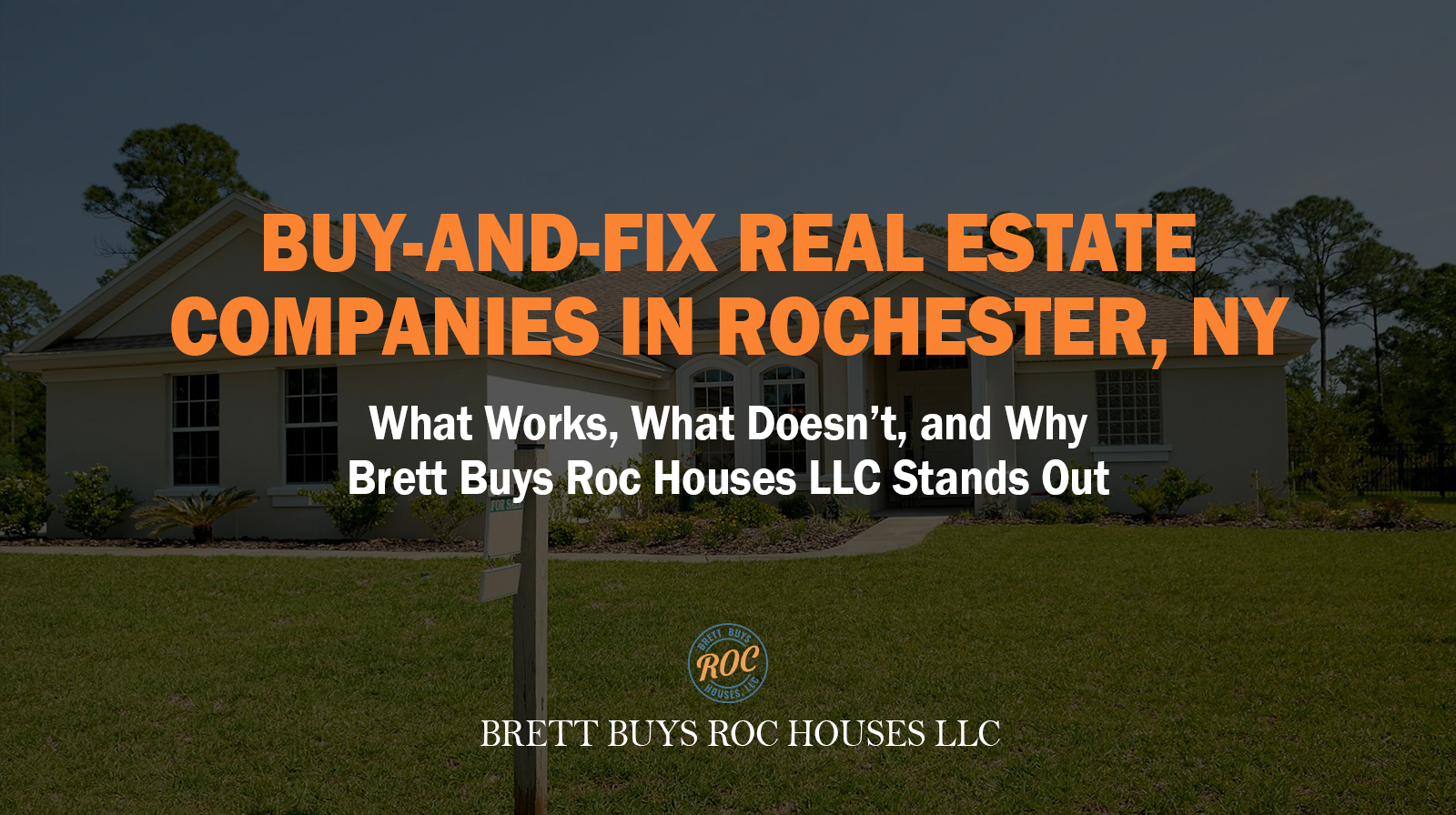 Buy-and-Fix Real Estate Companies in Rochester, NY