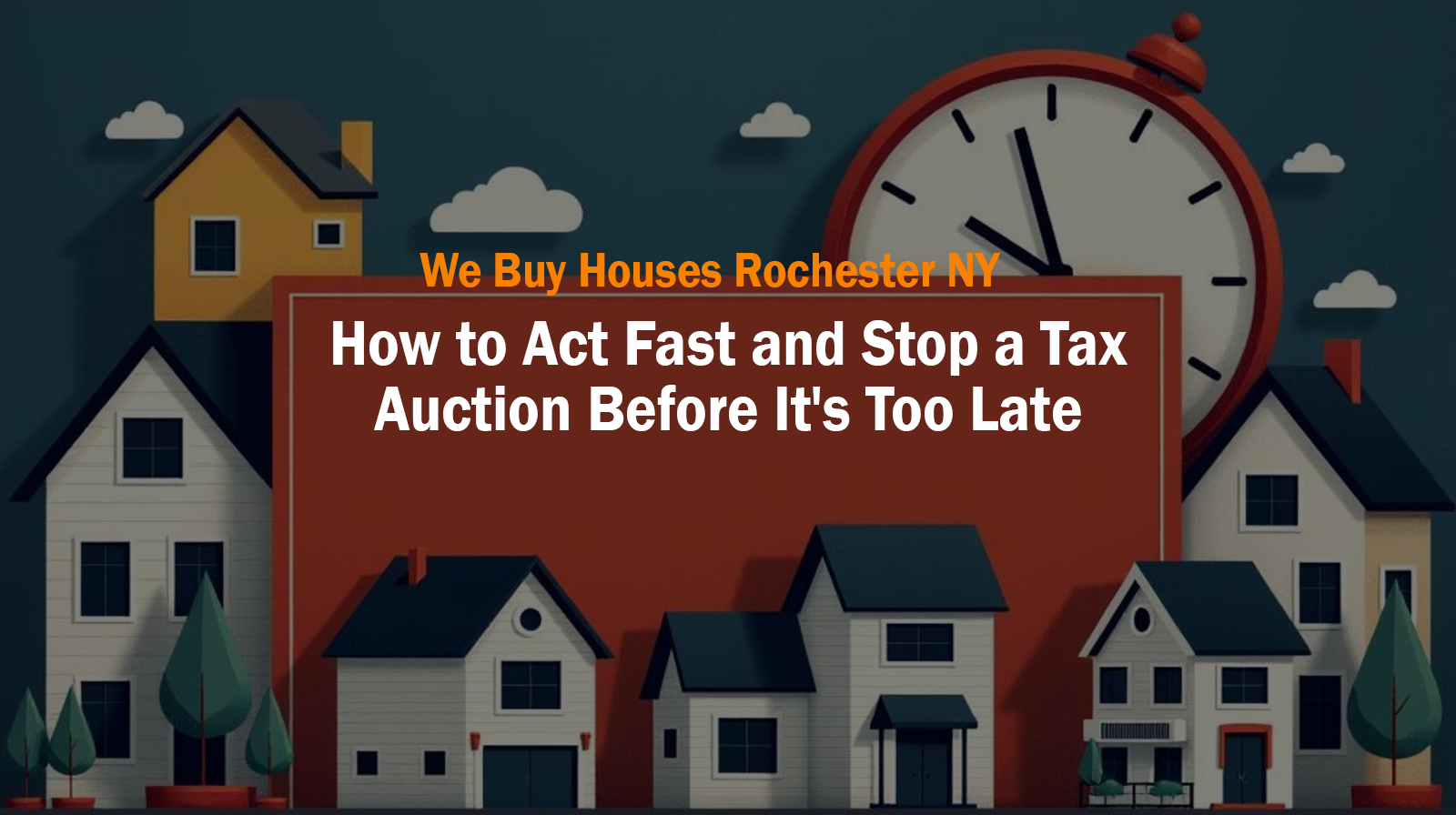 We Buy Houses Rochester NY: How to Act Fast and Stop a Tax Auction Before It's Too Late