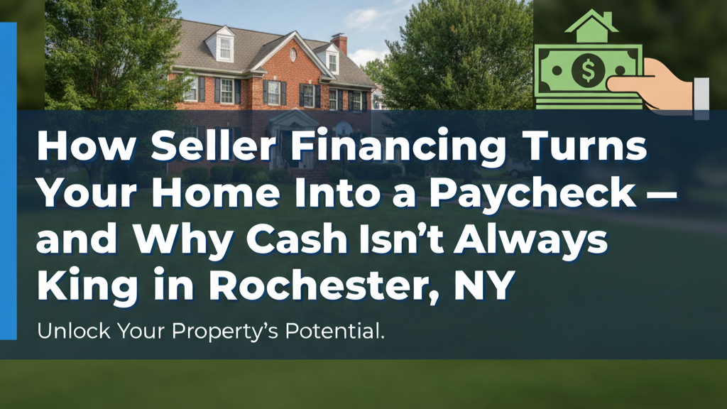 Seller Financing Turns Home Into a Paycheck in Rochester NY