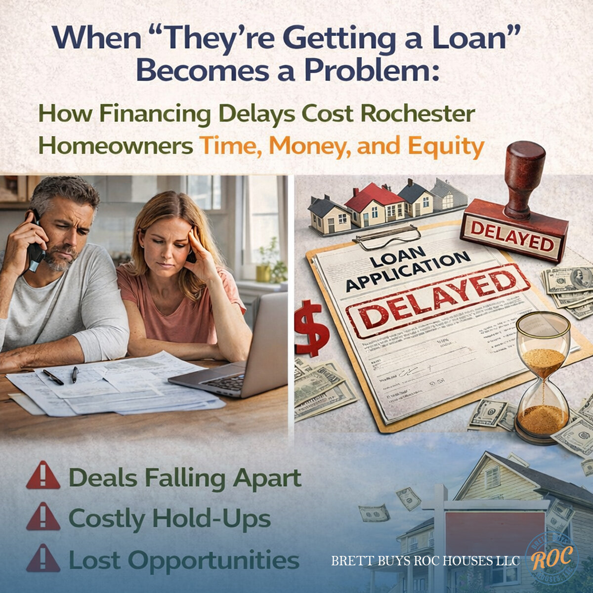 Financing Delays Rochester NY: How Loans Can Cost Home Sellers