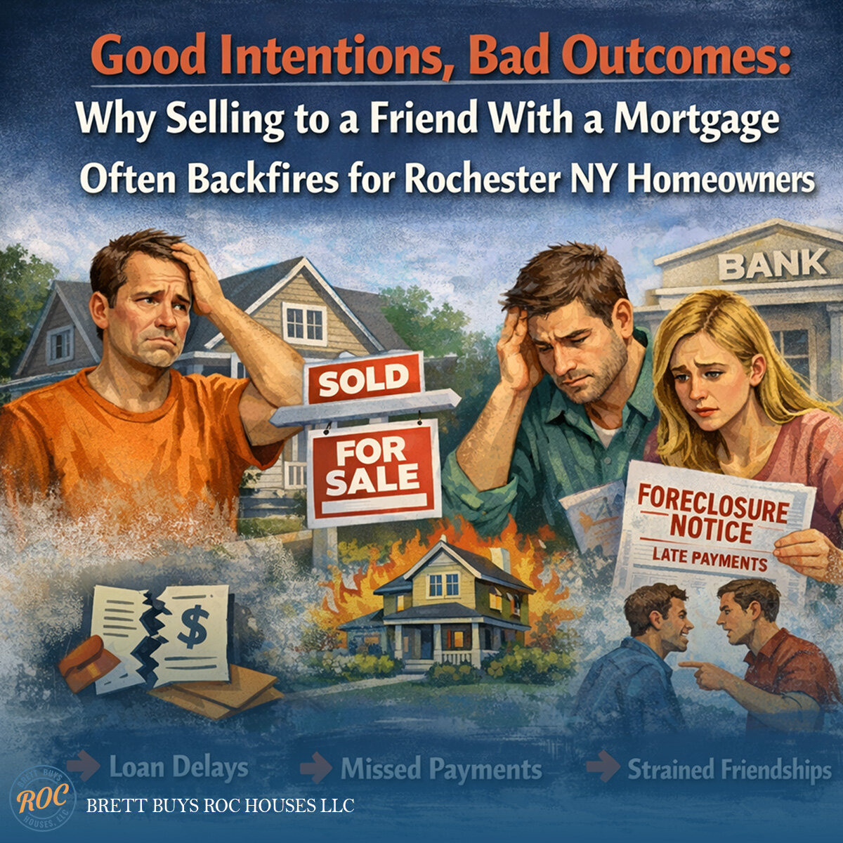 Why Selling to a Friend With a Mortgage Often Backfires for Rochester NY Homeowners