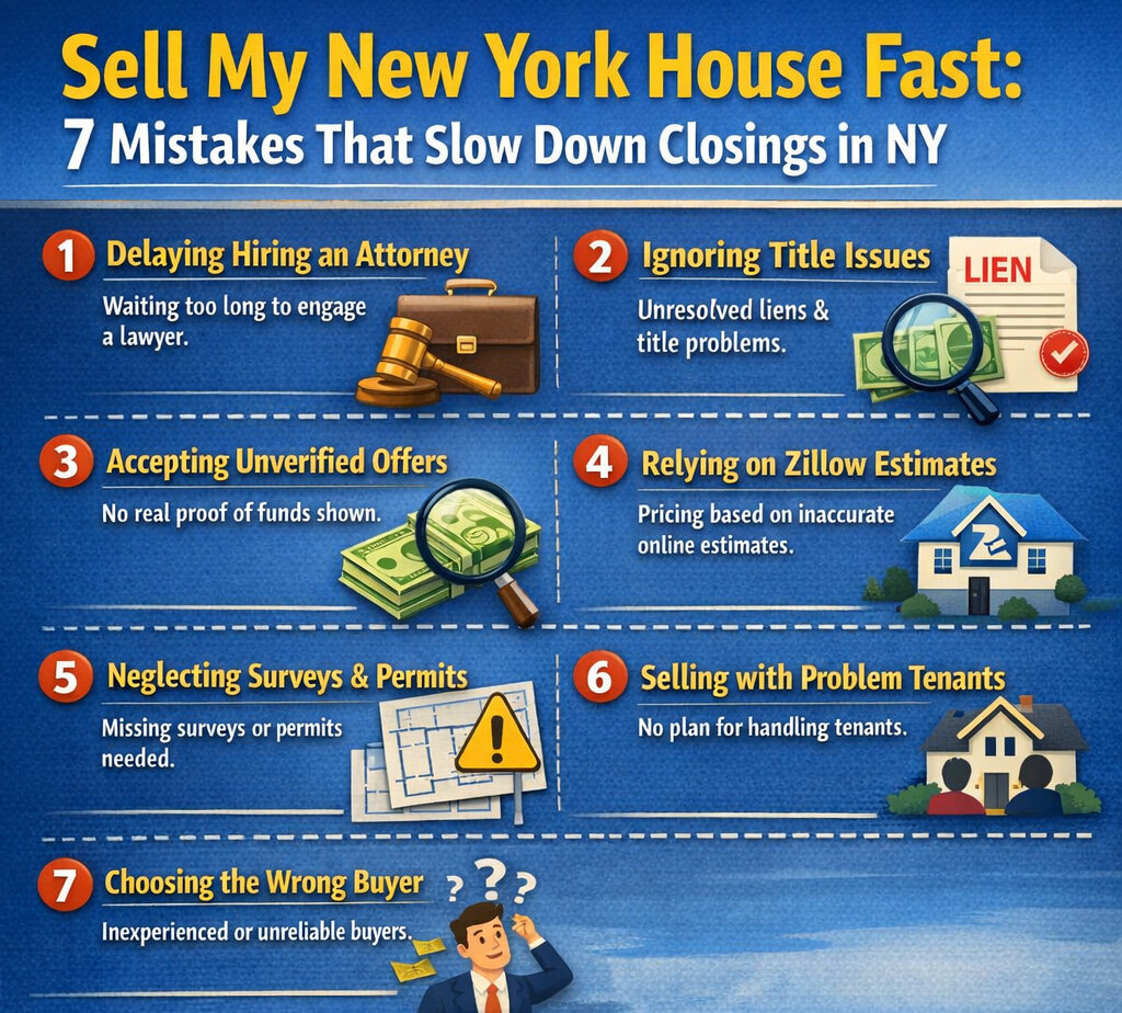 7 Mistakes That Slow Down Closings in NY