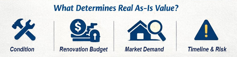 What Determines Real As-Is Value in Rochester NY
