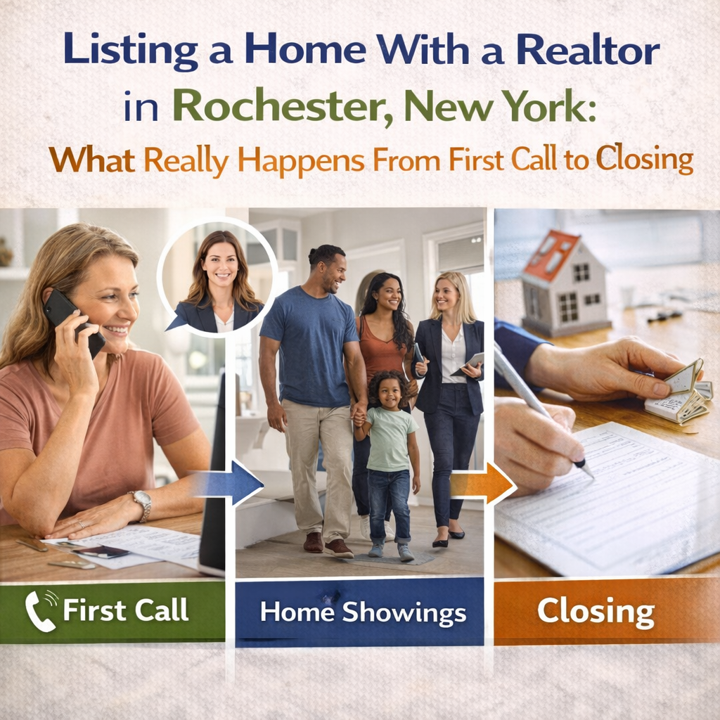 listing a home with a realtor in Rochester, NY