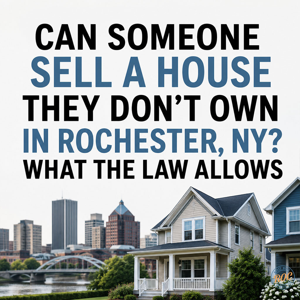 Can Someone Sell a House They Don’t Own in Rochester, NY