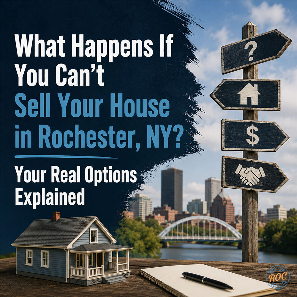 What Happens If You Can’t Sell Your House in Rochester, NY