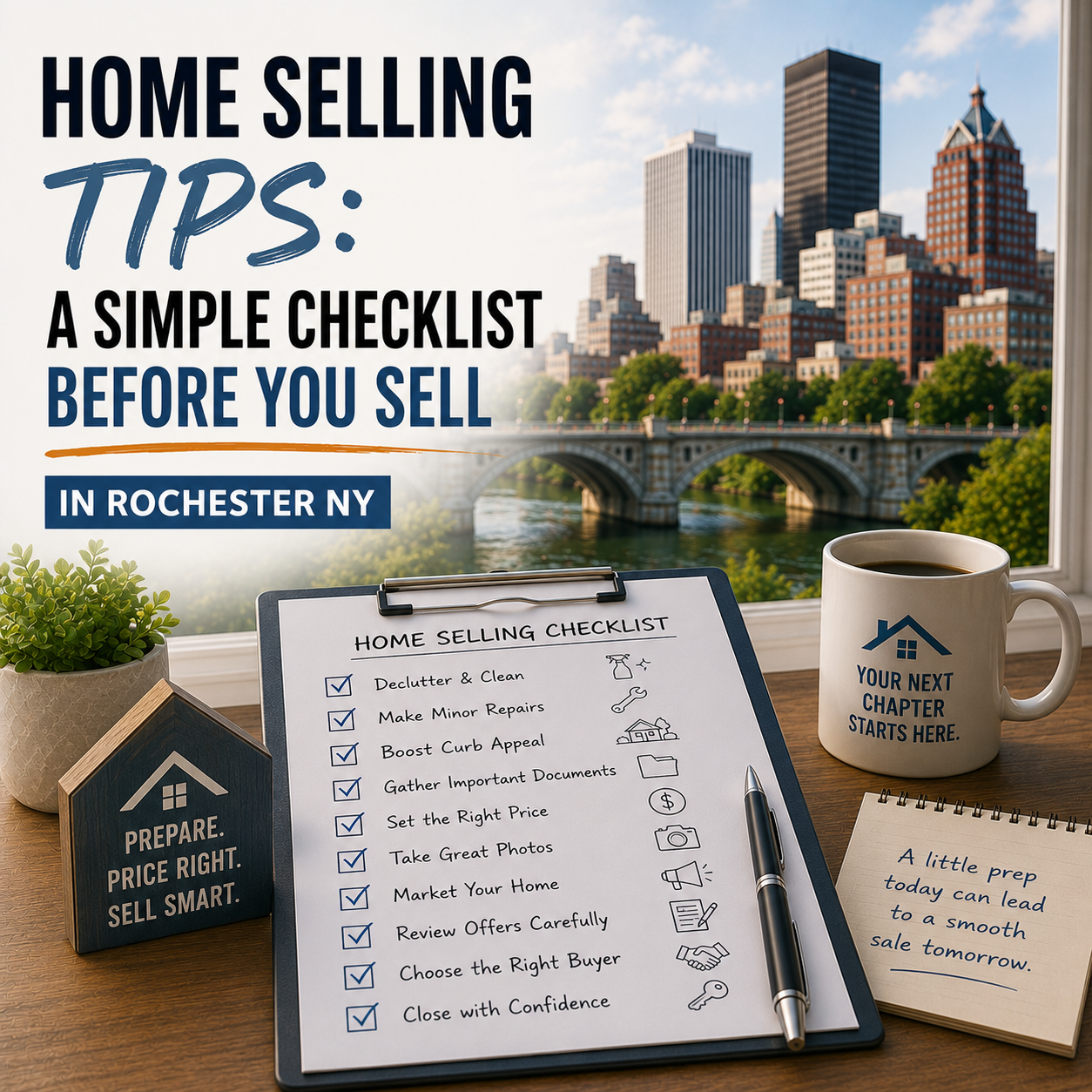 Home Selling Tips: A Simple Checklist Before You Sell in Rochester NY