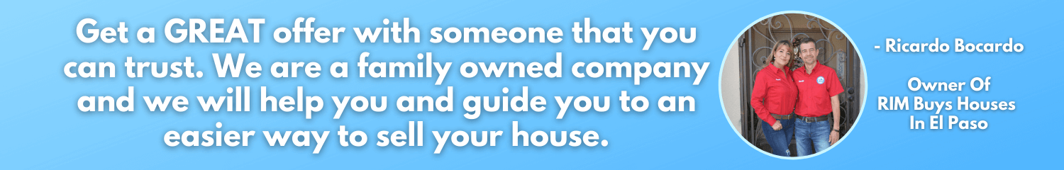 Get a Great Offer with a Real Estate Agency you can trust. We Buy Houses In El Paso are a Family ownded company and we will help you to an easyer way to sell your house