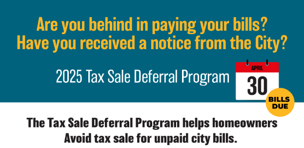 Baltimore City 2025 Tax Sale Deferral Program - avoid tax sale