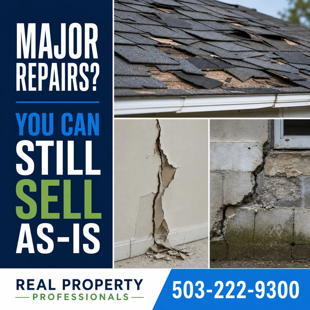 Selling a House That Needs Major Repairs | Real Property Professionals