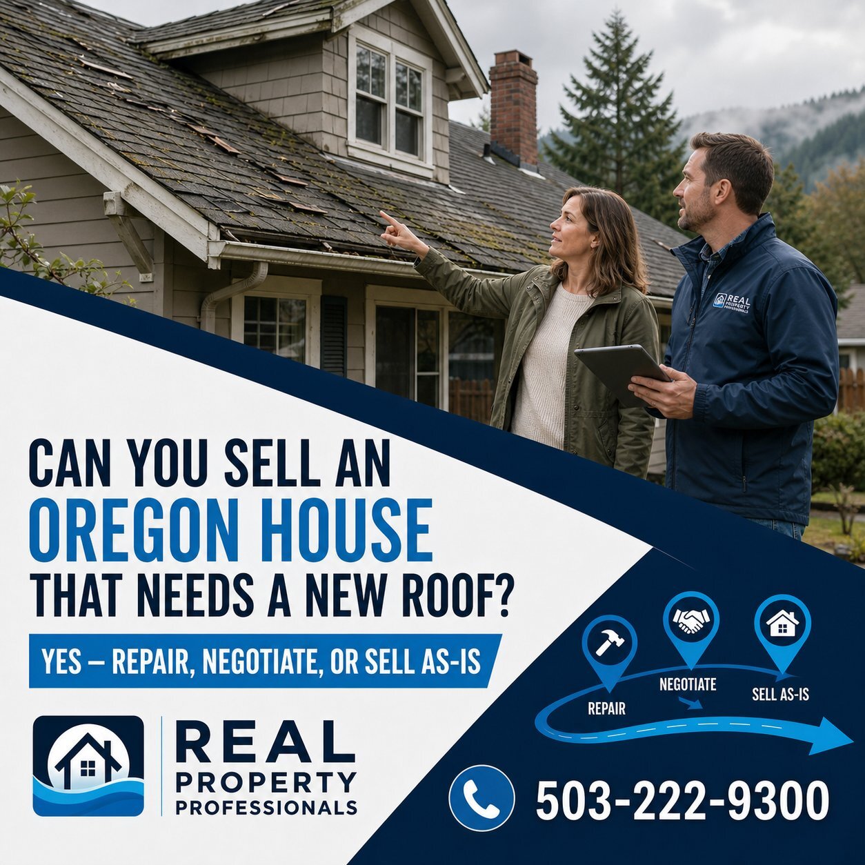 Can You Sell an Oregon House That Needs a New Roof? - Real Property Professionals