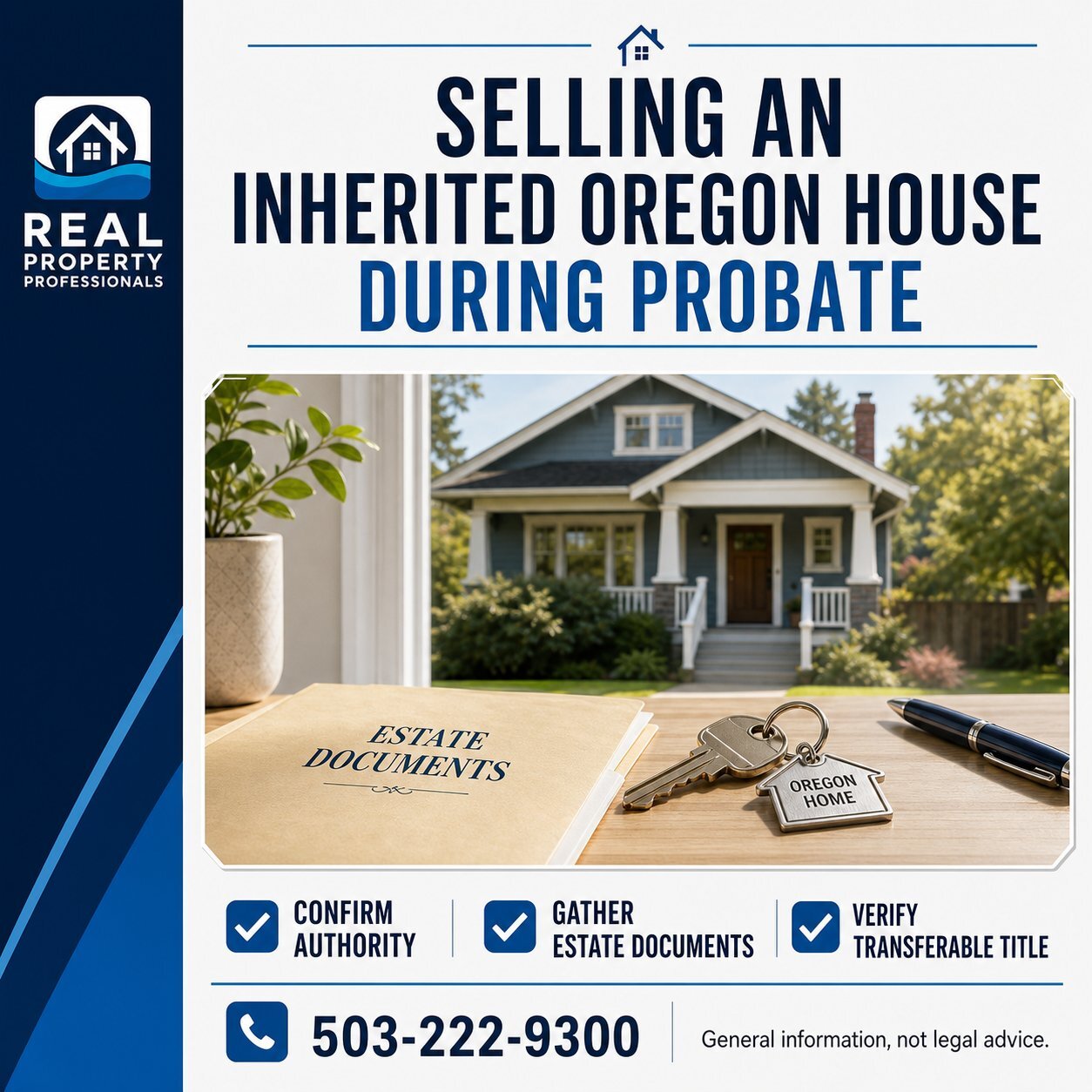 Selling an Inherited Oregon House Before Probate Is Complete - Real Property Professionals