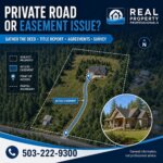 Can You Sell an Oregon House With a Private Road or Easement Issue? - Real Property Professionals