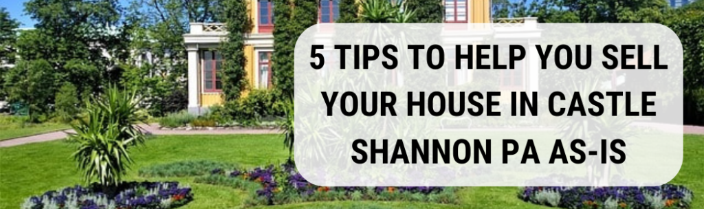 We buy houses in Castle Shannon PA