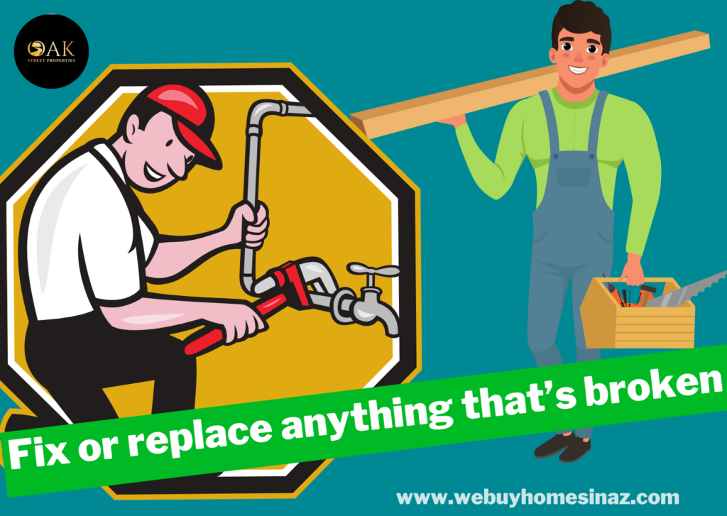 Steps to Sell Your House in Phoenix - Fix or replace