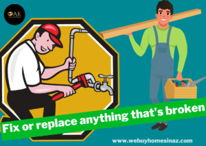 Sell my house in Phoenix as-is, Fix or replace anything that’s broken