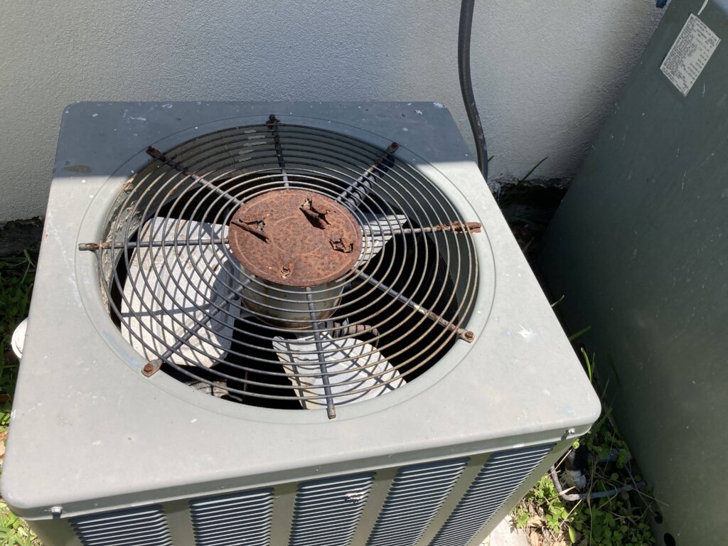 Another A/C unit to fix. If you are tired of being a landlord and want to sell your rental house fast in McAllen, Pharr, San Juan, Edinburg Dolfin RGV can help you sell your house fast as is
