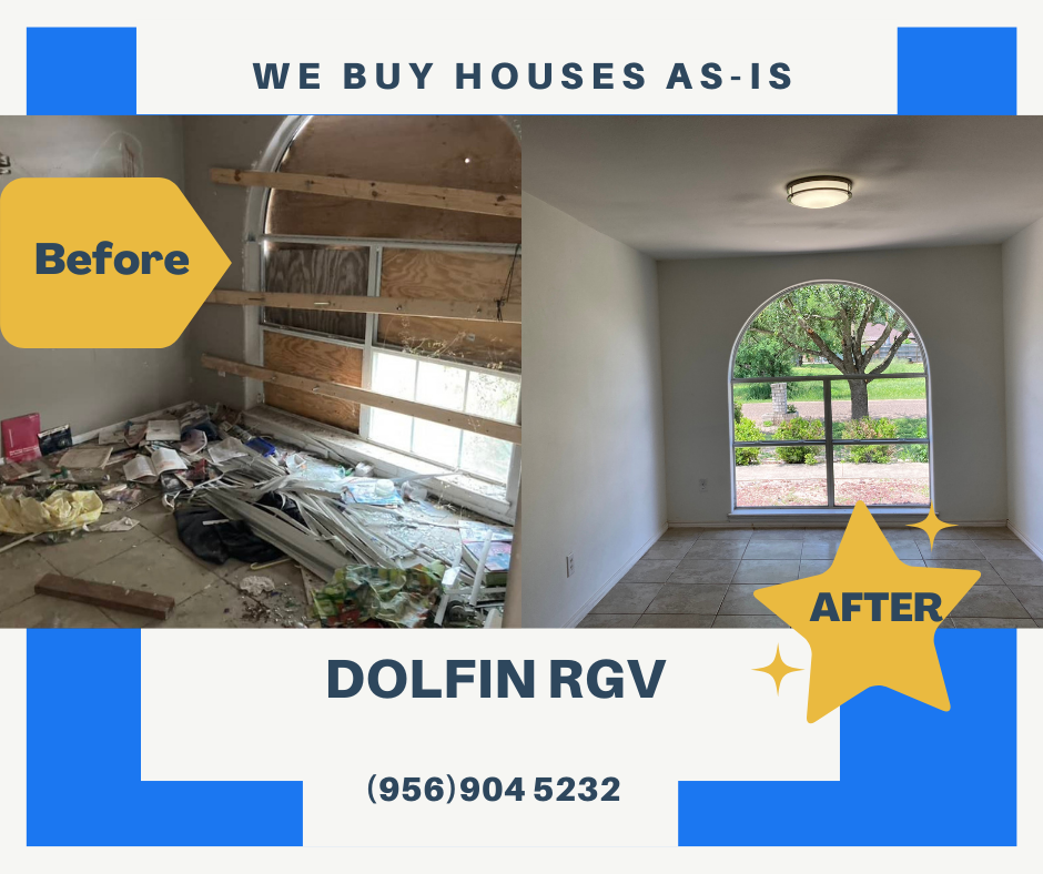 Fixer upper? No problem. Dolfin RGV can help sell your house fast