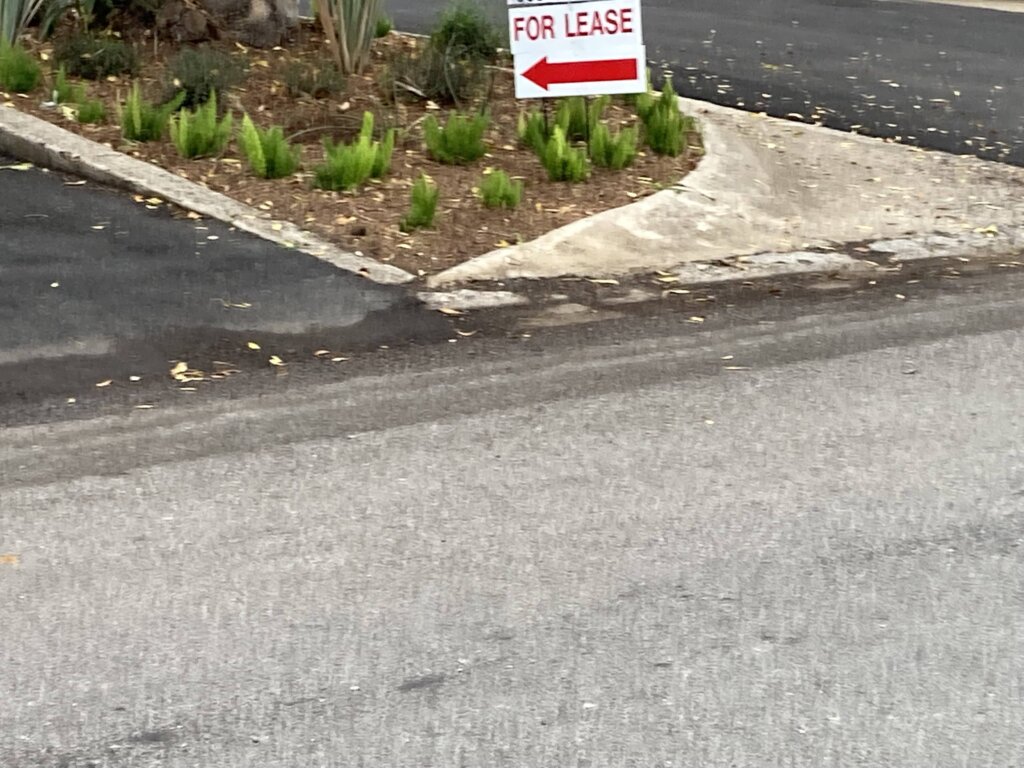 For lease sign in Texas