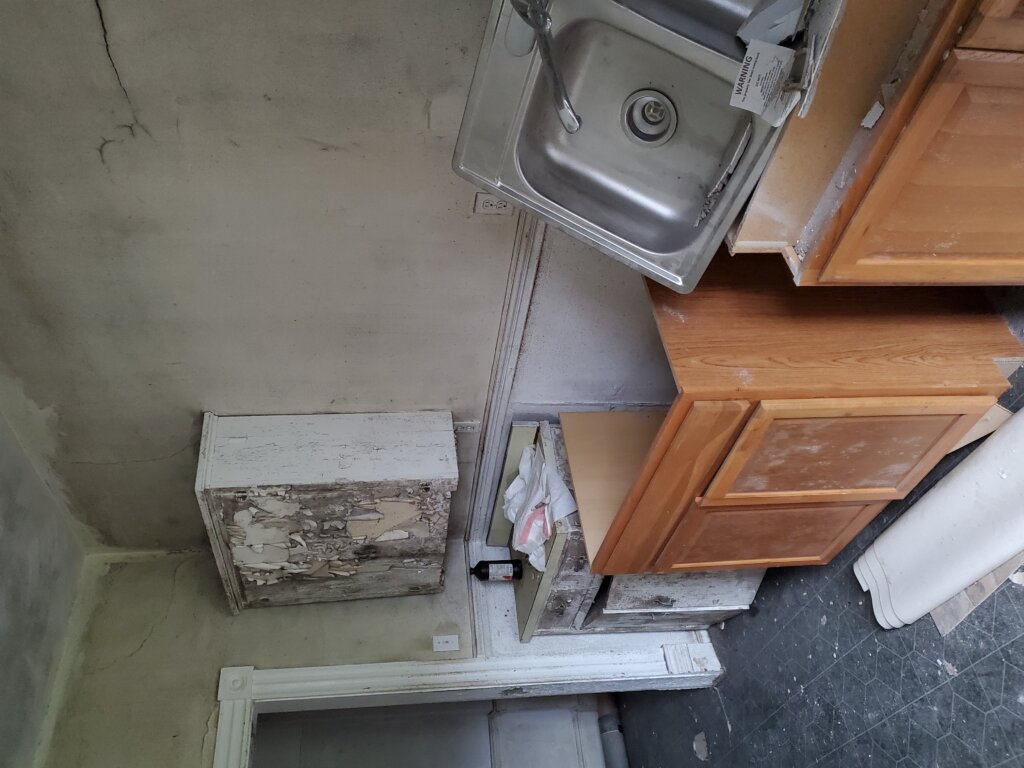 Distressed kitchen