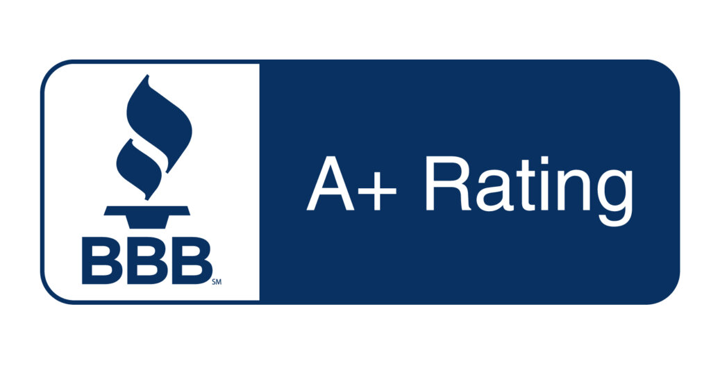Rated A+ with the Better Business Bureau