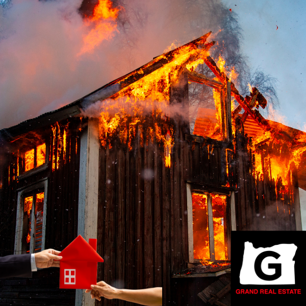 Sale Price Of A House With Fire Damage in Oregon