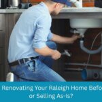 Older inside-the-beltline Raleigh, NC home a seller is deciding whether to renovate or sell as-is