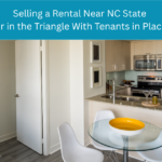 Rental duplex near NC State in Raleigh, NC being sold with tenants still living in it