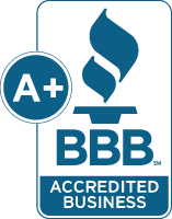A+ BBB Accredited Business Rating logo 
