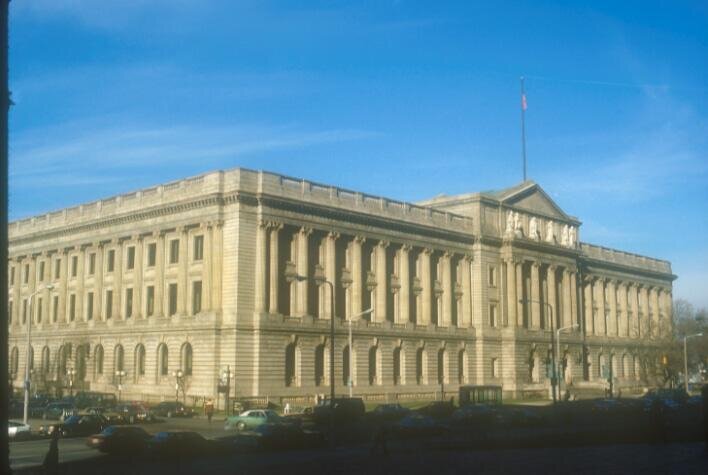 Cuyahoga County Probate Court Building in downtown Cleveland