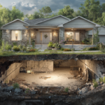 Hidden structural void discovered beneath a Medina, Ohio home during foundation settlement investigation