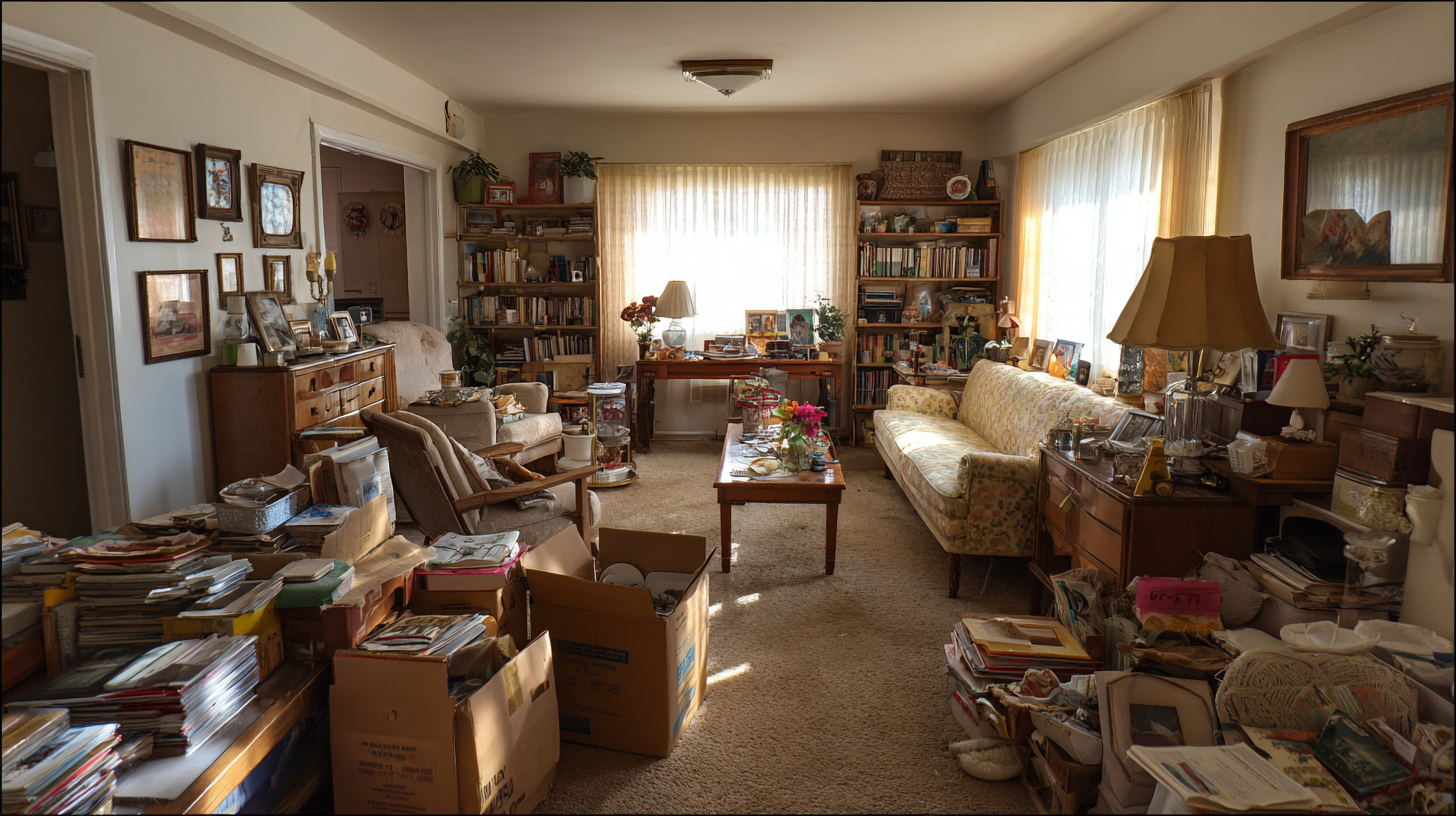 Personal belongings left inside an inherited house in Ohio