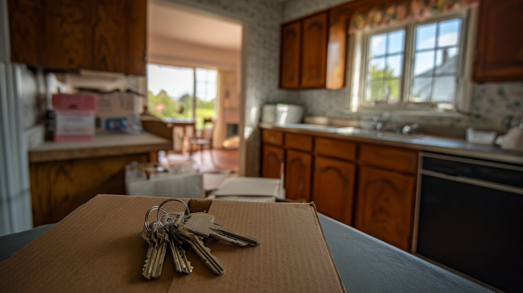 Inherited Ohio house being sold as-is with unwanted belongings remaining