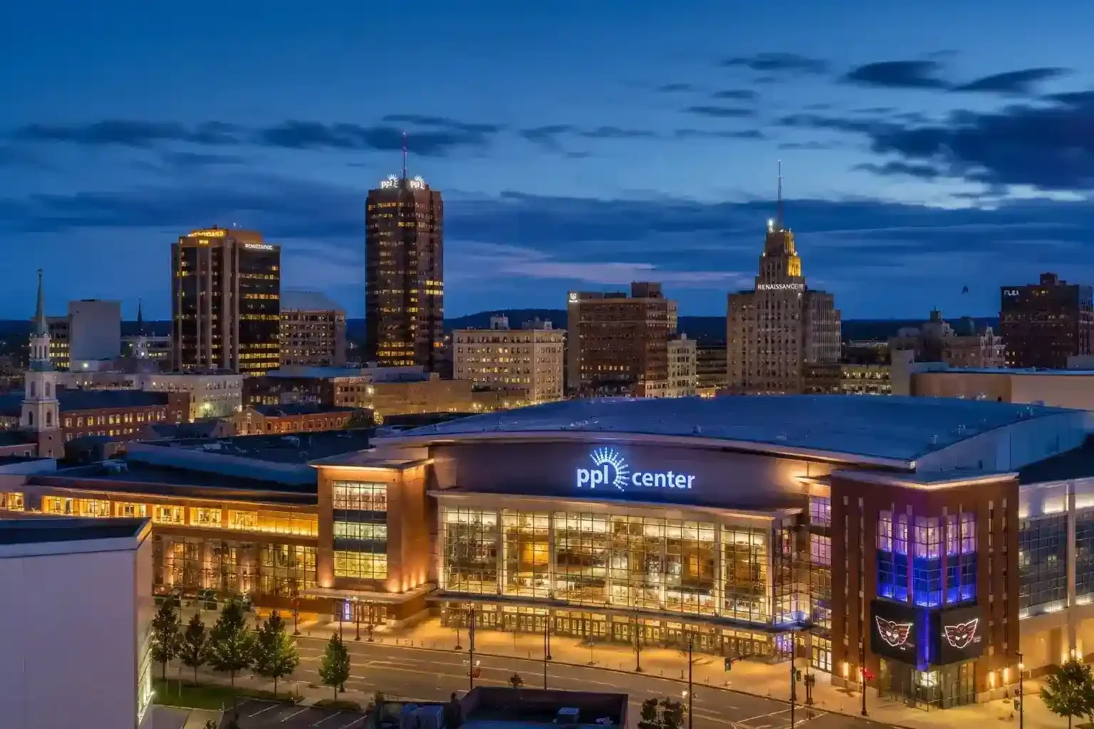 Allentown PA skyline PPL center cash home buyers