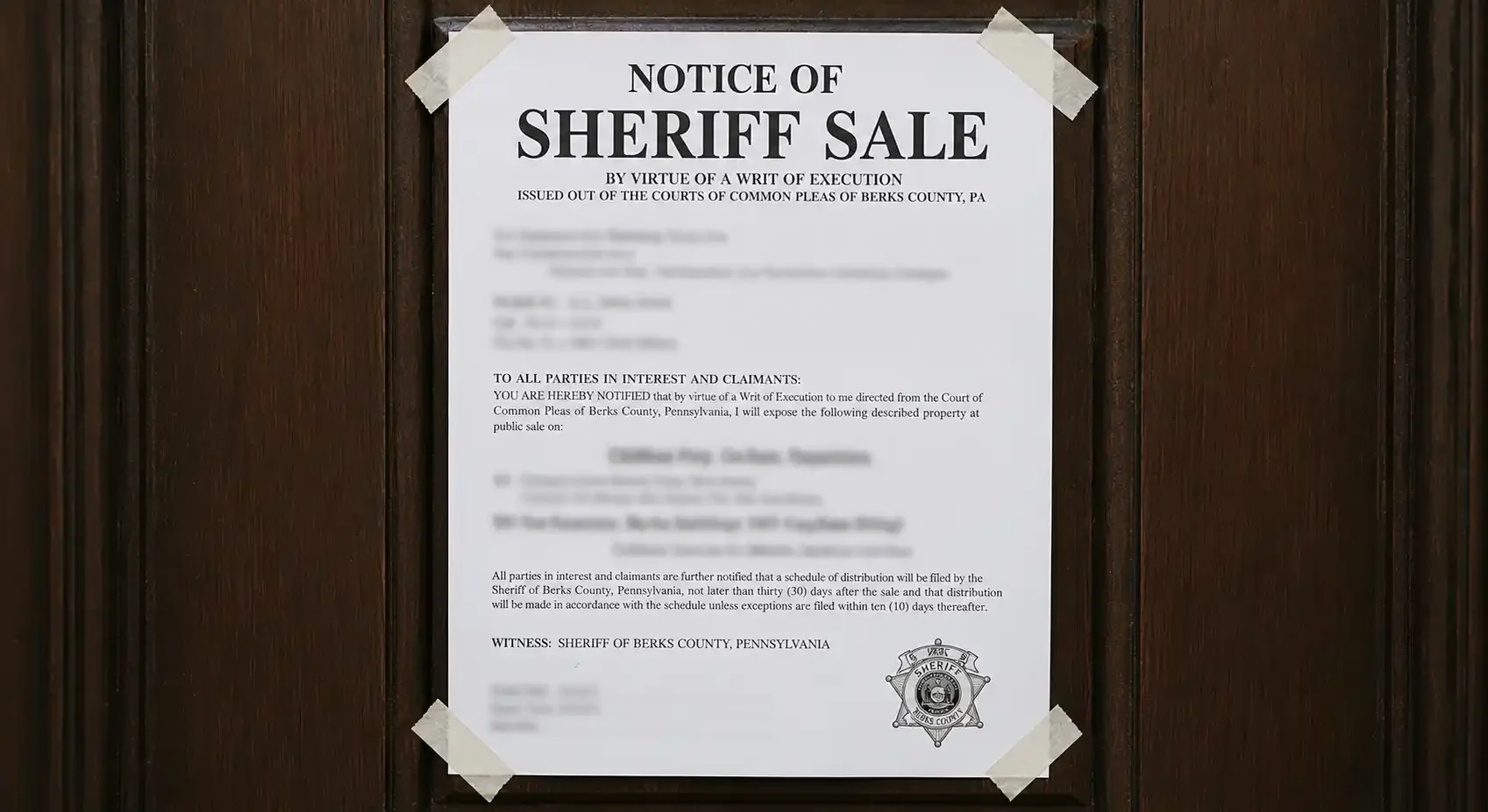 Avoid sheriff sale sell house fast Reading PA