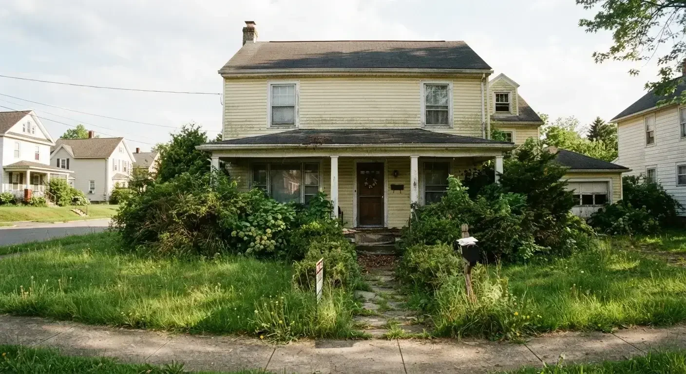 Vacant inherited home interior representing probate and estate property sales in Lawrence County Pennsylvania