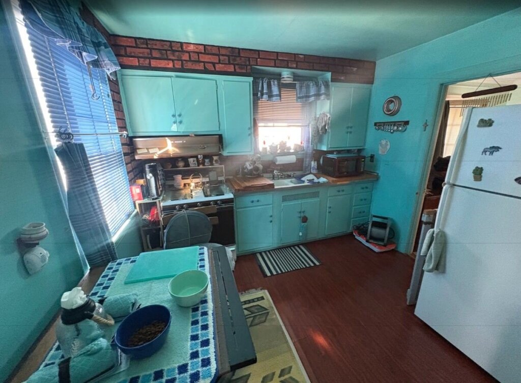 Dated kitchen in an inherited St. Louis house bought as is