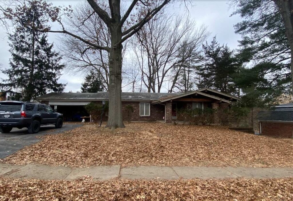 Inherited house in St. Louis before Bird River Properties renovated it