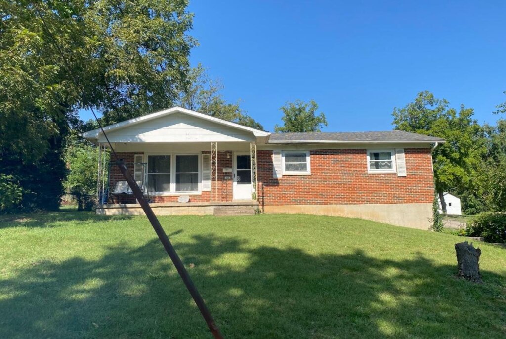 Brick ranch house in De Soto MO purchased as is