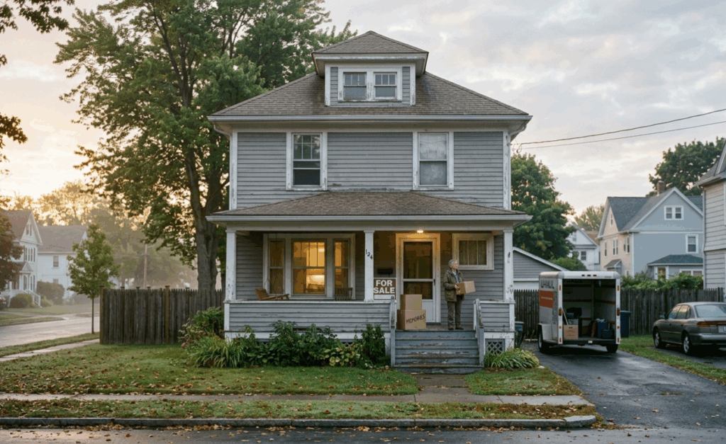 Sell an Inherited House in Springfield, MA with an older home representing inheritance and emotional transition