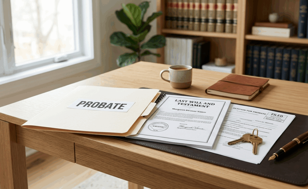 Sell an Inherited House by organizing probate documents, will, and legal paperwork for property transfer