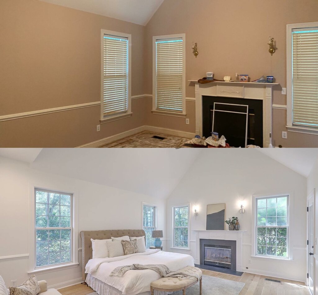 Bedroom image after renovation