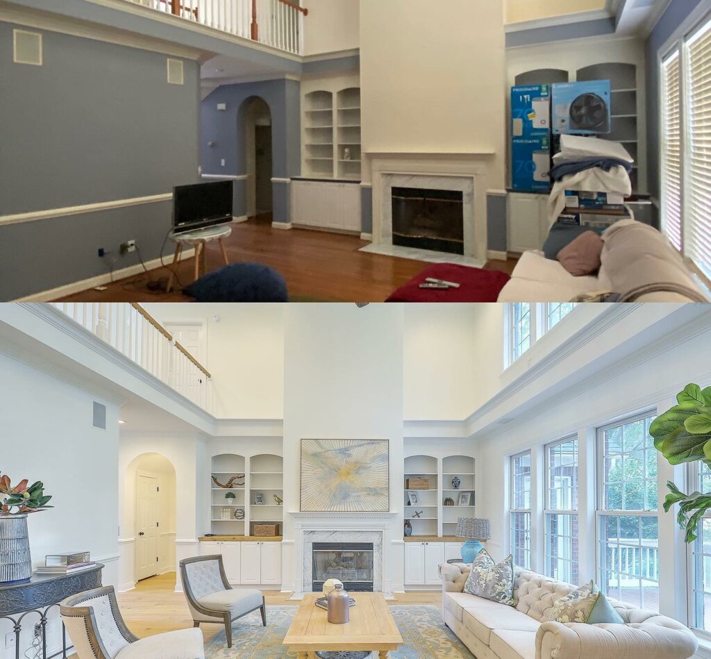 Image of Home before and after renovation