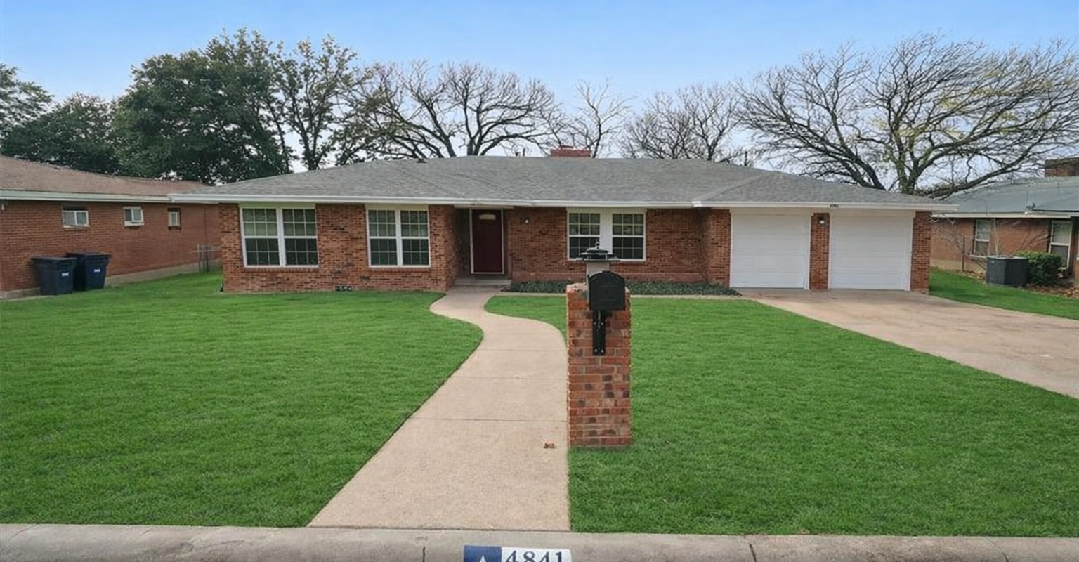 Brick ranch home on Terrace Trail in Fort Worth Texas sold to a local cash home buyer