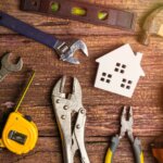 Tools for making repairs to a house