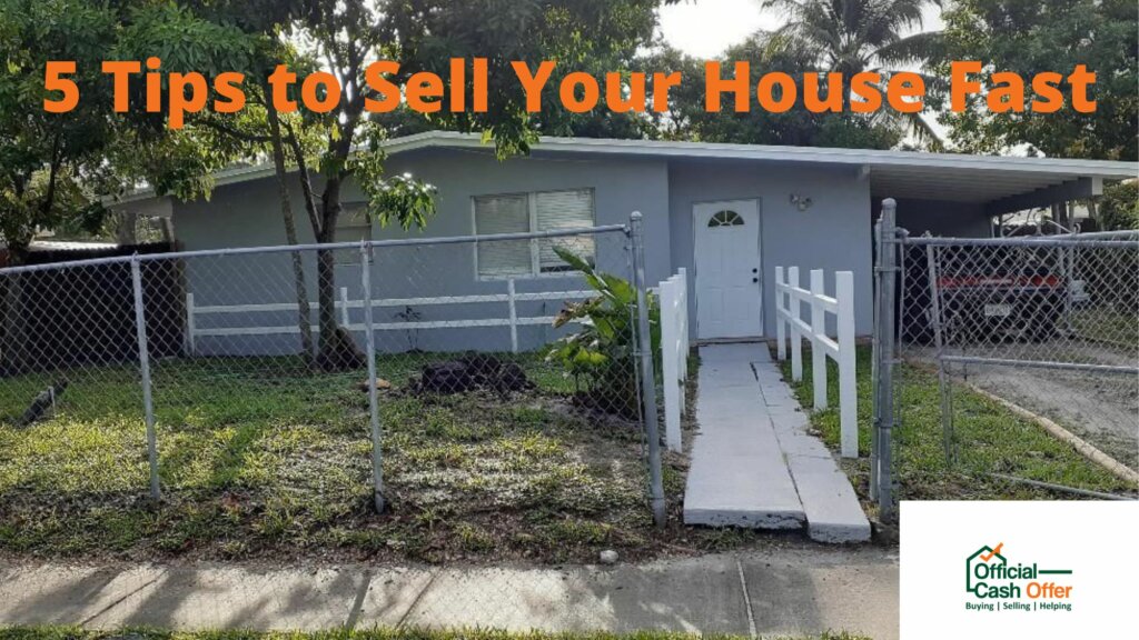 5 tips to sell your house fast in hollywood florida