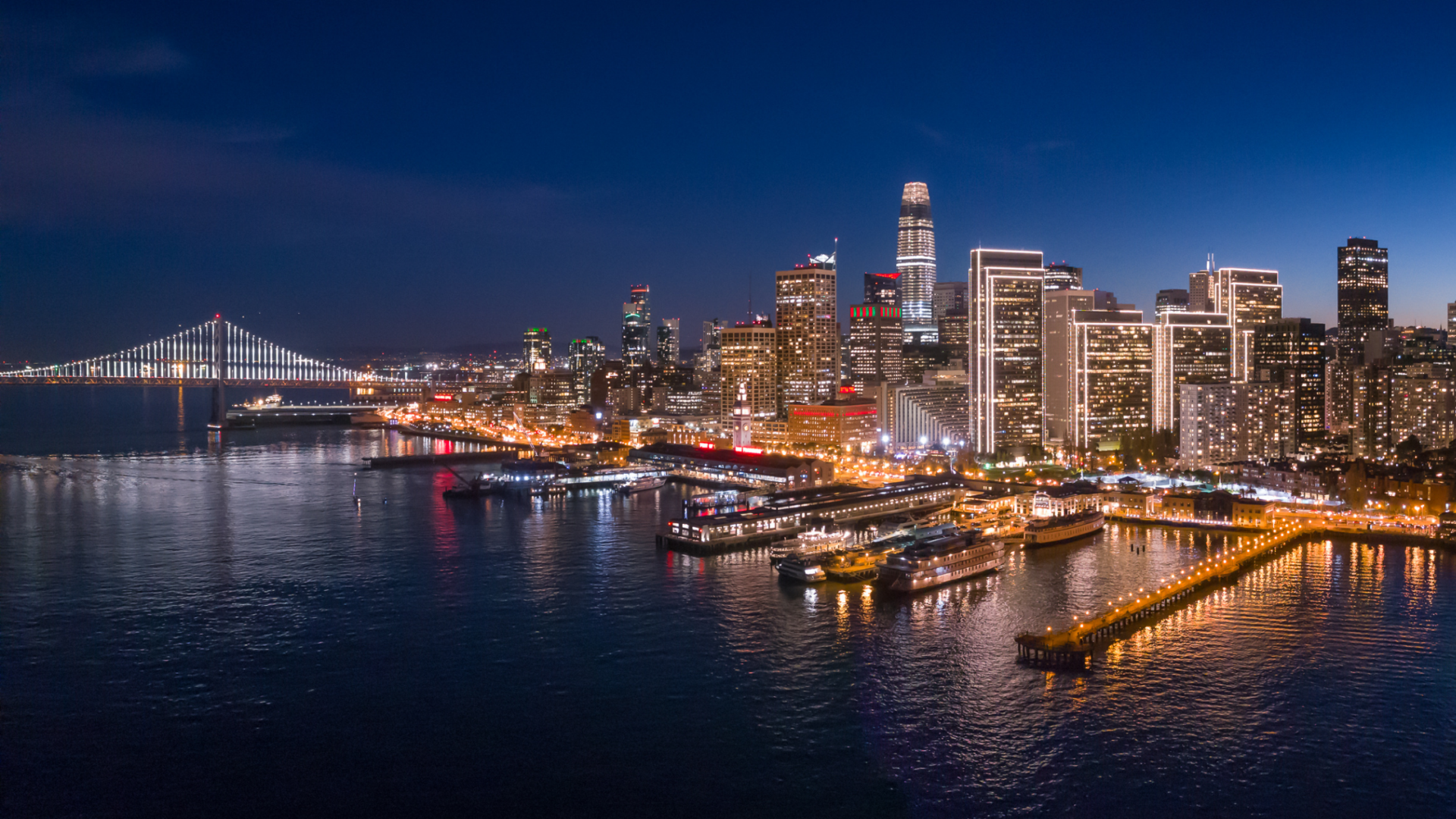 San Francisco Bay Area Night Lights