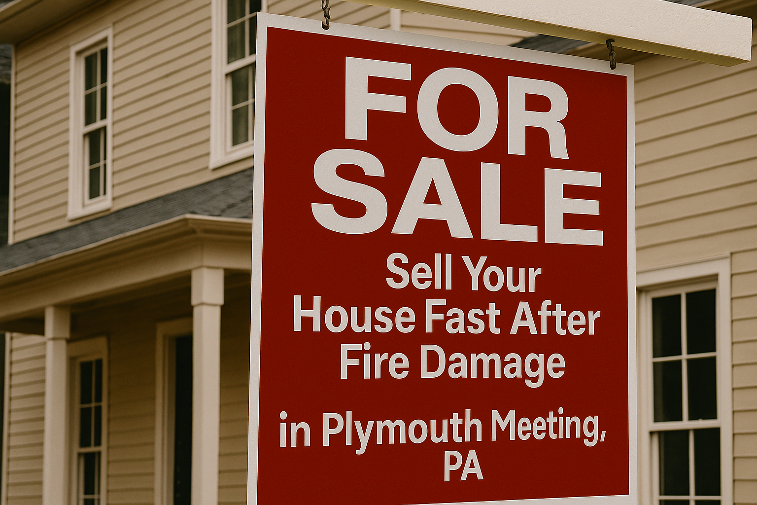 Sell Your House Fast After Fire Damage in Plymouth Meeting, PA